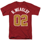 Harry Potter Weasley Jersey Men's 18/1 Cotton Short-Sleeve T-Shirt